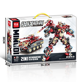 MINGDI - K3113 - Láp Ráp Robot Chỉ Huy Thép (797 Chi Tiết)