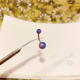 Khuyên rốn nhiều màu bằng thép y tế xỏ khuyên piercing - XUÂN SHOP