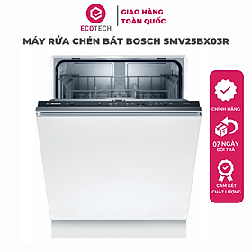 Mua Máy Rửa Chén Bát Độc Lập 12 Bộ Châu Âu BOSCH SMV25BX03R - Hàng Chính Hãng