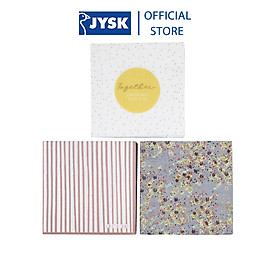 Khăn giấy | JYSK Lersson | bộ 20 giấy | nhiều màu | R33xD33cm