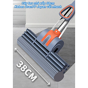 Mua Cây lau nhà xốp 38cm Kebes OranPP Japan vắt nhanh