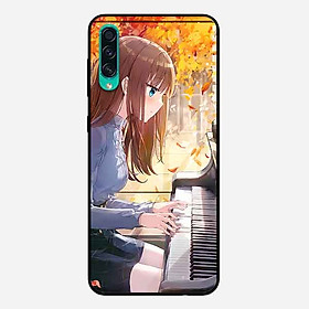 Ốp Lưng in cho Samsung A50 Mẫu Nàng Đánh Đàn Piano - Hàng Chính Hãng