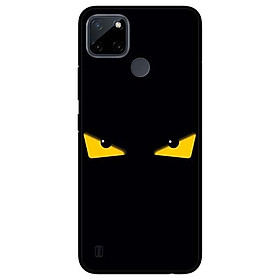 Ốp lưng dành cho realme c21y - c25y mẫu mắt vàng nền đen