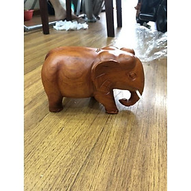 Mua voi bằng gỗ hương 2 voi