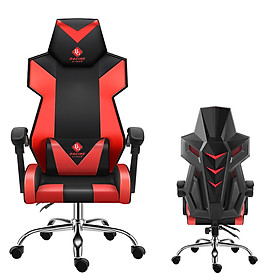 Ghế chơi game cao cấp dành cho game thủ chân xoay nghiêng ngả 135 độ có gối masage lưng model E05 (Hàng nhập khẩu ) Thái Lan mẫu mới 2020