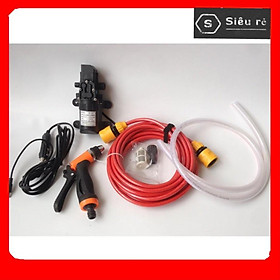 Mua Bộ Máy Bơm Mini Tăng Áp Lực Nước Xịt Rửa Xe  Vệ Sinh Máy Lạnh Nguồn 12V (PD210279)