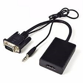 Cáp chuyển VGA to HDMI - Audio