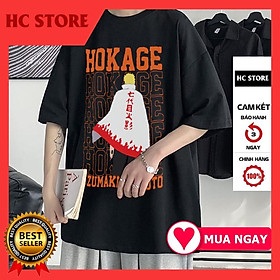Áo thun tay lỡ unisex form rộng NARUTO UZUMAKI anime manga nam nữ phong cách ulzzang cực chất