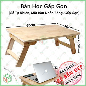 Mua  Xếp Gọn  Bàn Học Gấp Gọn KhoNCC Hàng Chính Hãng - Bằng Gỗ Thông Chân Thang Đa Năng Dành Cho Học Sinh Sinh Viên  Văn Phòng - KLM-BHGG-604024