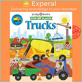 Sách - Pop Up Places Trucks by Priddy Books,Roger Priddy (UK edition, paperback)