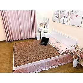 Chiếu hạt gỗ Hương Đá cao cấp  hạt 1,6cm - Nệm mùa hè , Chiếu giải nhiệt , Đệm massage cơ thể , lưu thông máu , xoa đuổi côn trùng