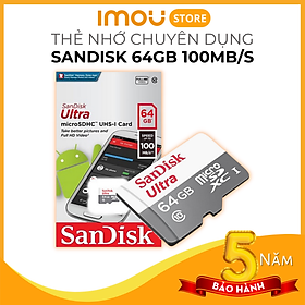 Thẻ Nhớ SanDisk Ultra MicroSDXC UHS-1 100 MB/s Class 10 32GB/64GB/128GB - Hàng Chính Hãng