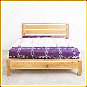 Giường ngủ và tủ đầu giường gỗ sồi Juno Sofa