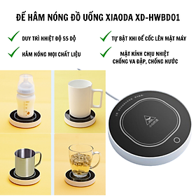 Mua Đế hâm nóng đồ uống Sothing Xiaoda XD-HWBD01 công suất 15w  hâm nóng mọi chất liệu  duy trì ở nhiệt độ 55 độ- Hàng chính hãng