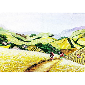 Mua Cánh đồng tam giác mạch - pq727 - 53x68cm