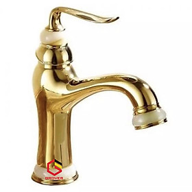 Mua Vòi rửa mặt thân thấp mạ vàng GB8766B  sang trọng  quý phái  đẳng cấp quý tộc