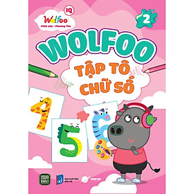 Sách WOLFOO Tập Tô Chữ Số - Tập 2