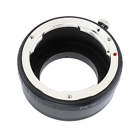 PK-M4/3 Adapter Ring For Pentax PK Lens To Micro 4/3 Olympus Panasonic M43 -Black+Silver