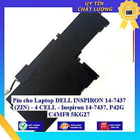 Pin cho Laptop DELL INSPIRON 14-7437 14-7437 P42G C4MF8 5KG27 - 4 CELL - Hàng Nhập Khẩu New Seal