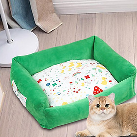 Pet Kennel Cats Dogs Bed Rectangle Cushion Warm Cloth Mat Pets Supplies Nest