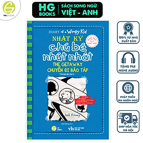 Nhật Ký Chú Bé Nhút Nhát song ngữ Việt-Anh Tập 12 Chuyến Đi Bão Táp