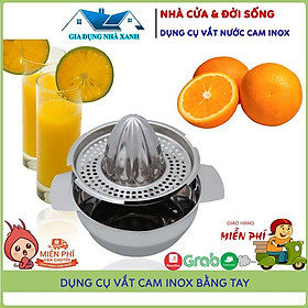 Mua Dụng Cụ Vắt Cam Inox Tiện Dụng Tại Nhà  Nắp Vắt Cam Nhựa Việt Nhật Kèm Khay Đựng Nước Vắt