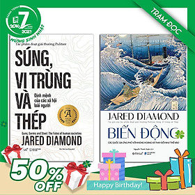 Hình ảnh Trạm Đọc Official | Bộ Lịch Sử Nhân Loại : Biến Động  + Súng Vi Trùng & Thép ( Jared Diamond )