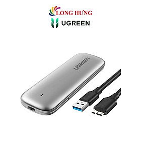 Hộp đựng ổ cứng Ugreen M.2 Portable Hard Drive Enclosure CM238 - Hàng chính hãng