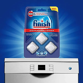 Viên vệ sinh máy rửa bát Finish - vỉ 3 viên