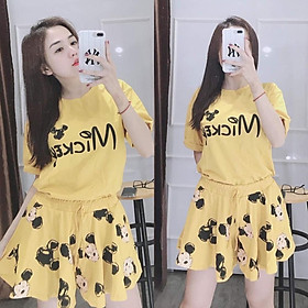 Set bộ đùi mặc nhà, kiểu dáng dễ thương - hàng loại 1 cao cấp chất liệu mềm mại, thoáng mát - 10 - M