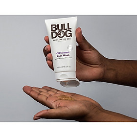Sữa Rửa Mặt Bulldog Oil Control Face Wash - Dành Cho Nam Da Dầu 150ml