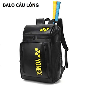 Balo học sinh sinh viên Yonnex , sức chứa lớn, phom cứng cáp, chống thấm nước, balo thể thao cầu lông tennis pickleball nhiều màu size lớn 47cm