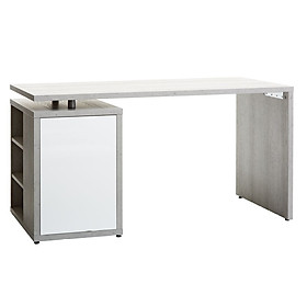 Bàn Làm Việc Ullits Gỗ Công Nghiệp Màu Xám/Trắng D140Xr69Xc73Cm JYSK