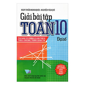 Nơi bán Giải Bài Tập Toán - Đại Số Lớp 10 - Giá Từ -1đ