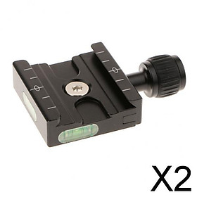 2xQuick Release Clamp Plate Adapter QR-50 For Arca Swiss Manfrotto Tripod Head