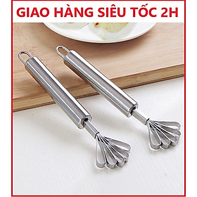 Bộ 2 Dụng Cụ Đánh Vảy Cá Kiêm Nạo Dừa (Màu Bạc)