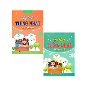 Combo Tập Viết Tiếng Nhật Katakana + Hiragana (Bộ 2 Cuốn) (HA)