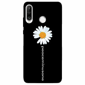 Ốp lưng in cho Huawei P30 Lite Mẫu Cúc Chữ Dài