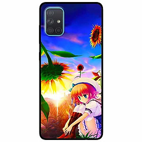 Ốp lưng dành cho Samsung A51 mẫu Cô Gái Hướng Dương Buồn