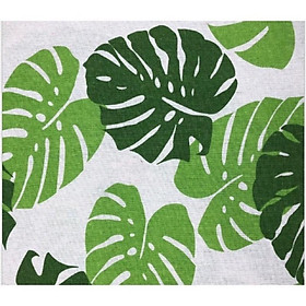Mua Vải Bố Vải Canvas Hoạ Tiết Lá Lớn Dùng Làm May Rèm Màn Cửa Sổ Nhà Bếp Decor Trang Trí