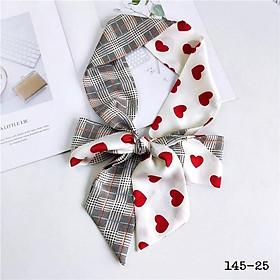 Khăn lụa dài thời trang chất satin size 145x7cm nhiều mẫu