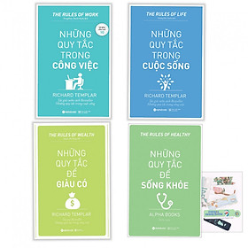 Combo Những Quy Tắc Trong Công Việc + Những Quy Tắc Để Sống Khỏe + Những Nguyên Tắc Để Giàu Có + Những Quy Tắc Trong Cuộc Sống - (Tặng Bookmark PĐ)