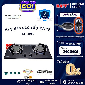 Bộ Bếp ga âm KAFF KF-208I bao gồm: Bếp ga + chảo chống dính cao cấp + bộ van ga - Hàng chính hãng