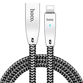 Mua Cáp Sạc Nhanh Tự Ngắt Cho iPhone Chống Đứt Hoco U11 Có Đèn Led 120cm - Hàng Nhập Khẩu