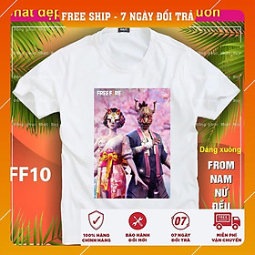 Áo thun game Free Fire FF10 ,phông bao đổi trả, chất đẹp, pupg