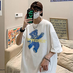 Áo thun oversize form rộng tay lỡ sweater oversize phông nam unisex cổ tròn streetwear giá rẻ hàn quốc POPPKENICE