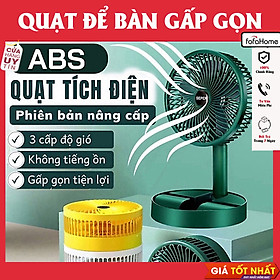 Mua Quạt Tích Điện Để Bàn Mini Super Gấp Gọn 3 Cấp Độ Gió Siêu Bền  Cáp Sạc USB Tiện Lợi. Quạt Gấp Gọn Giao Màu Ngẫu Nhiên