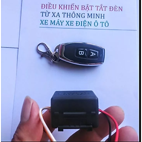 Mua 1 bộ mạch điều khiển bật tắt đèn xe máy ôtô xe điện từ xa hoặc cho các thiết bị điện khác hàng chất lượng tốt