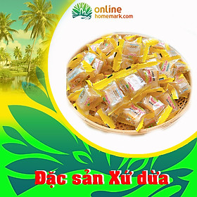 Kẹo Dừa Sầu Riêng Thanh Bình - Túi Zip 500g - nguyên chất, có cốt dừa, mềm dẻo, thơm đậm vị sầu riêng nguyên chất - Đặc Sản Bến Tre