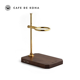 Mua Giá đỡ phễu pha cà phê mạ vàng chân đế gỗ CAFE DE KONA